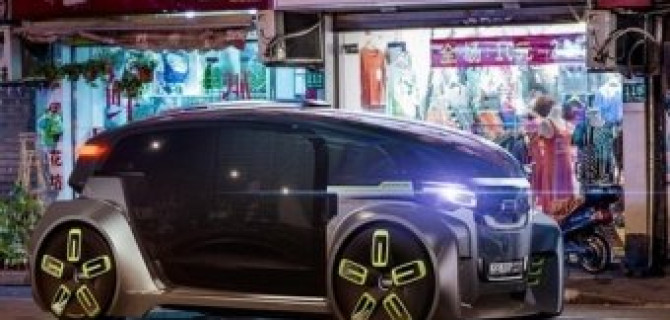 В американском Лос-Анджелесе показали автомобиль будущего по версии китайских инженеров и дизайнеров