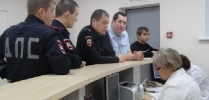 Нижнекамские инспекторы ГИБДД сдали кровь для пострадавших в дорожных авариях