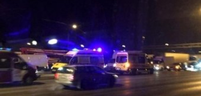 Из-за взрыва газа на МКАД образовалась огромная пробка