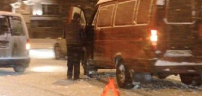 Снегопад! Снегопад! Утренние петербургские ДТП на Выборгском шоссе 