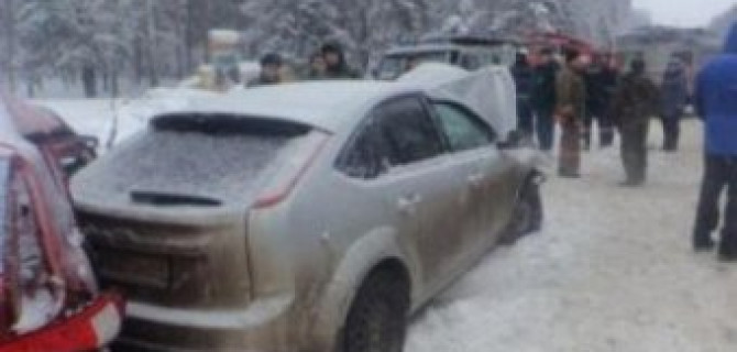 В Ярославской области столкнулись «Калина» и «Форд Фокус»: погибла женщина