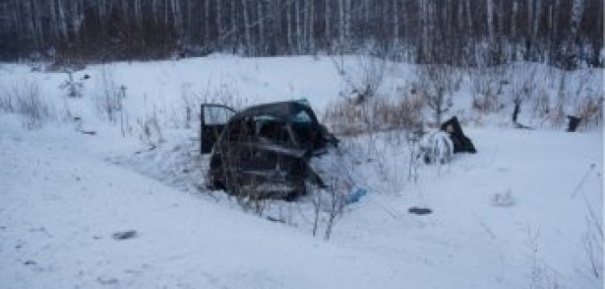 «Семерка»  улетела в кювет под Ставрополем