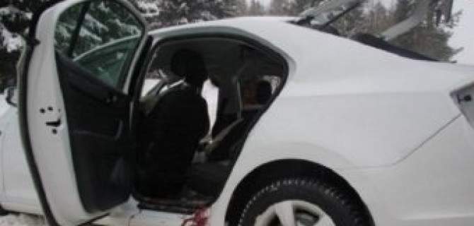 В Башкирии на трассе «Уфа — Москва» столкнулись две иномарки