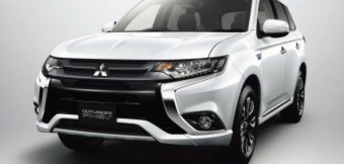 Mitsubishi выпустит новую версию гибридного внедорожника SUV Outlander