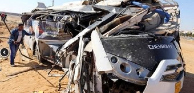 Серьезная авария на курортной трассе в Египте