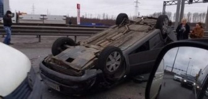Массовая авария на КАД Петербурга