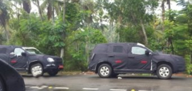 В Индии замечен Chevrolet Trailblazer