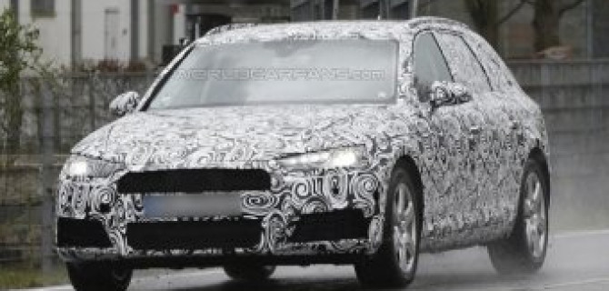 Фотошпионы выложили снимки Audi A4 Avant 2016