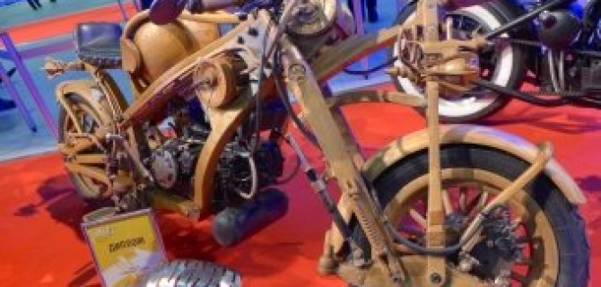 Деревянный байк - Гран При в номинации FreeStyle (IMIS 2015) 