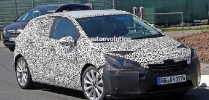 Шпионские фото новой Astra GSi