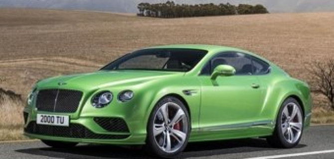 Третье поколение купе Bentley Continental GT выйдет в 2017 году