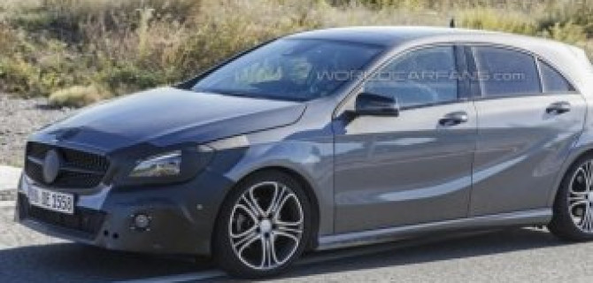 Обновленный Mercedes A-Class замечен на тестировании на Нюрбургринге