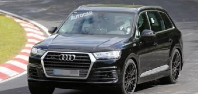 Audi SQ7 проходит тесты на Нюрбургринге