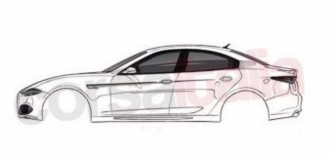 Эскизы Alfa Romeo Giulia выложены в Сеть перед дебютом 24 июня