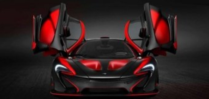 Красно-черный McLaren P1 - спецверсия