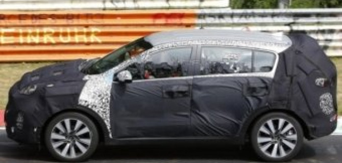 Новая Kia Sportage тестируется на Нюрбургринге