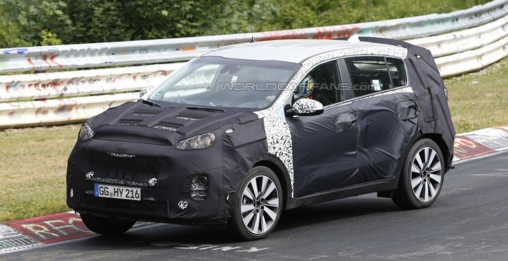Новая Kia Sportage тестируется на Нюрбургринге Kia Sportage 4 generation.jpg