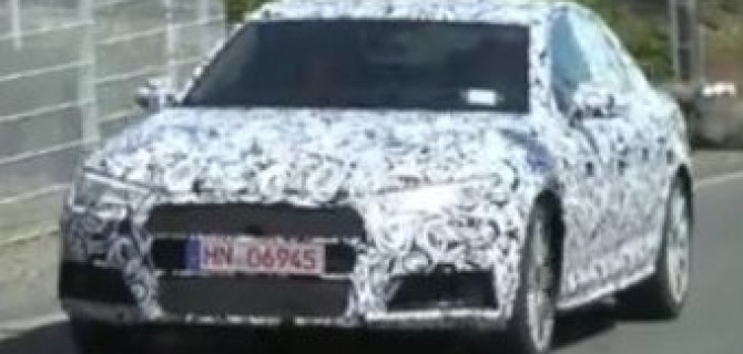 В Сеть выложили видео прототипа Audi A4