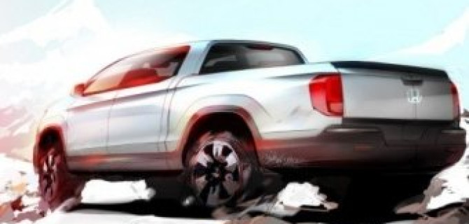 Начались тестирования пикапа Honda Ridgeline нового поколения