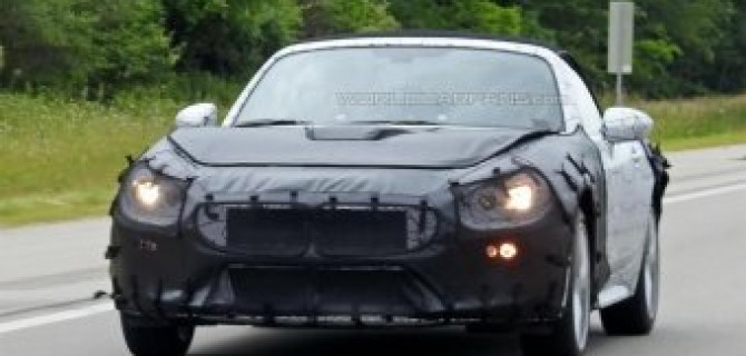 Шпионские фото нового родстера Fiat 124 Spider 