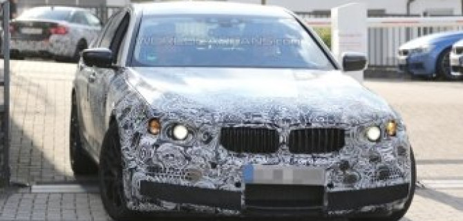 BMW тестирует новую M5 на Нюрнубргринге