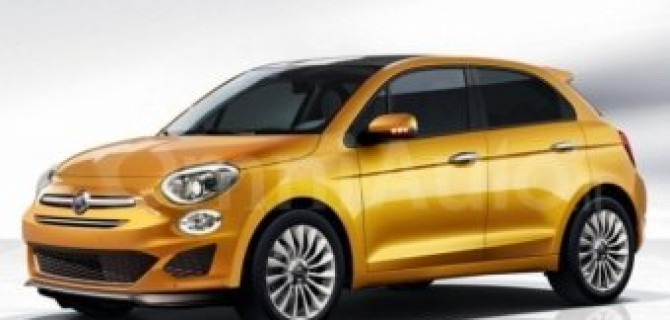 В Сеть выложили независимый рендер пятидверного хэтчбека Fiat 500X