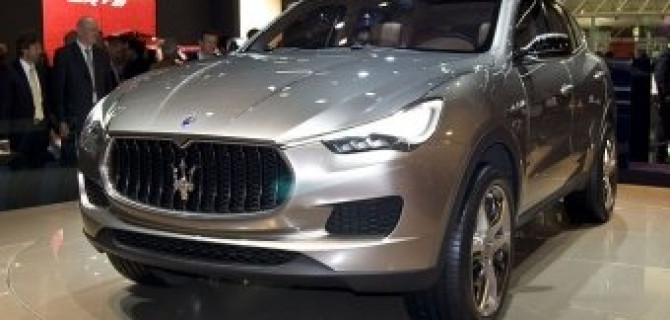 Кроссовер Maserati Levante будет представлен в 2016 году