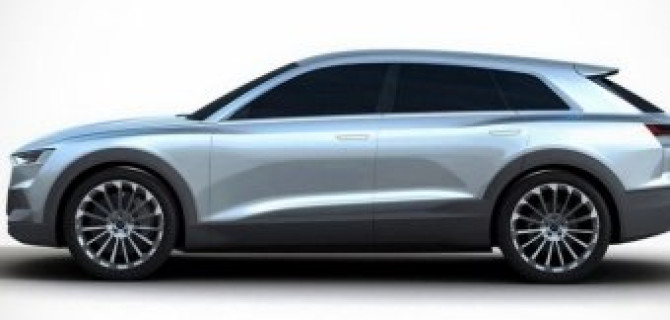 Изображения электрокроссовера Audi
