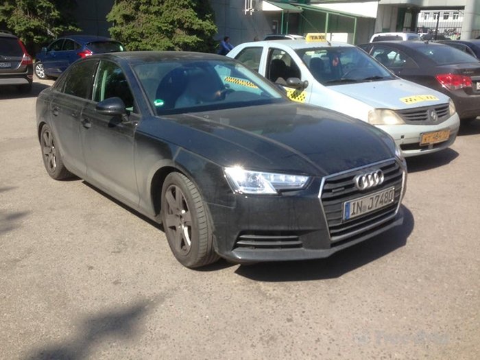 В Москве засняли новое поколение Audi А4 Audi А4 spy moscow 1.jpg