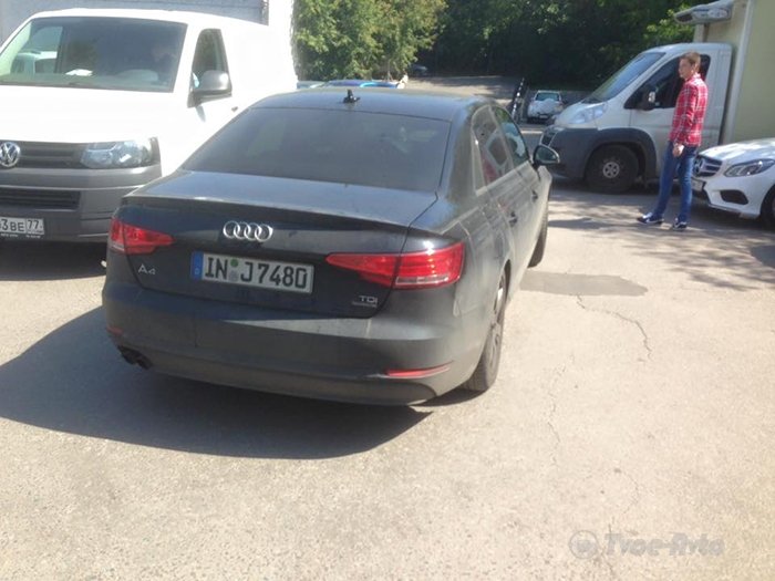 В Москве засняли новое поколение Audi А4 Audi А4 spy moscow 2jpg