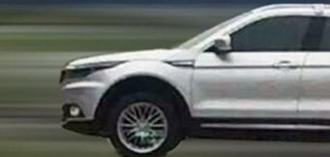 Изображение будущего внедорожника Qoros без камуфляжа