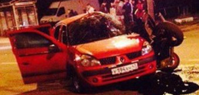 В Гатчине в ДТП погиб мотоциклист