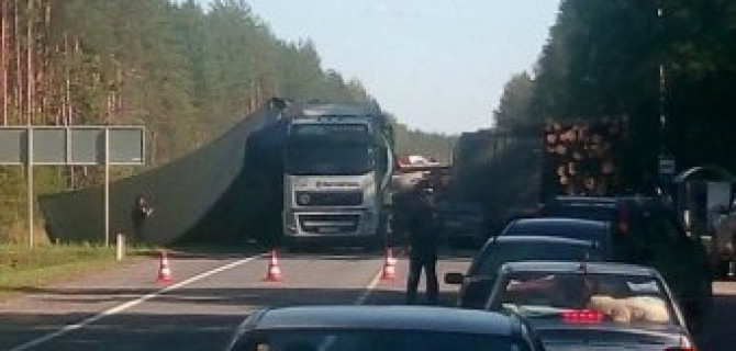 Массовое ДТП на трассе А114