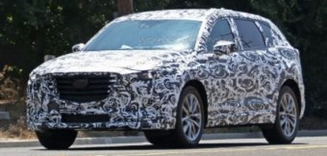 Mazda CX-9 засняли во время дорожных тестов