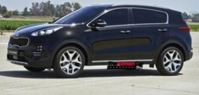 Первые фото нового Kia Sportage