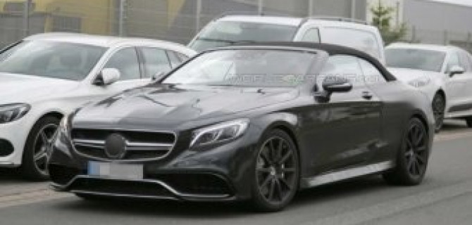 Первое фото Mercedes S-класса без крыши