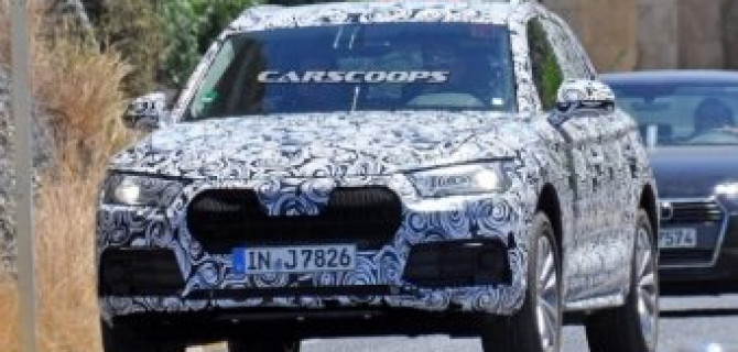 В Испании тестируют Audi Q5 2017 модельного года