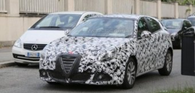 Фотошпионы выложили снимки рестайлинговой Alfa Romeo Giulietta