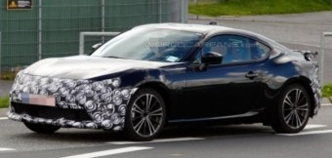  Обновленный Toyota GT 86 был замечен на тестах