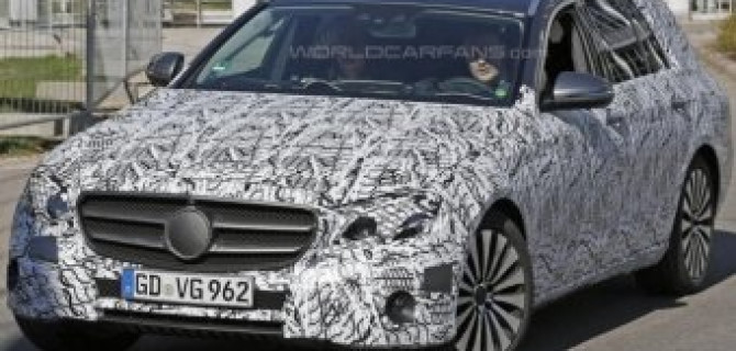 Новый универсал Mercedes-Benz E-Class Estate заснят во время тестов