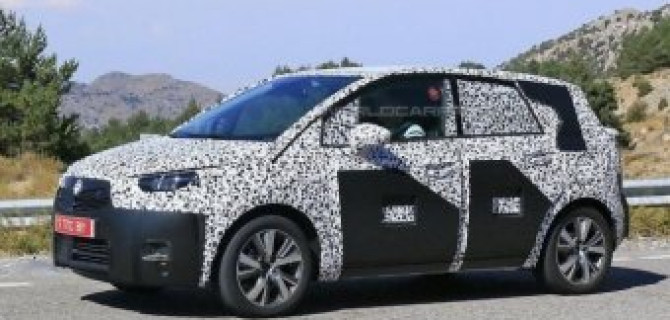 Opel Meriva третьего поколения заснят на тестах