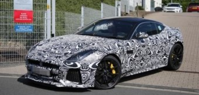 Jaguar F-Type SVR заснят на тестах