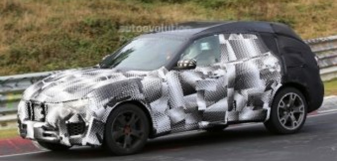 Кроссовер Maserati Levante заснят на Нюрбургринге