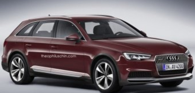 В Сеть выложили первый неофициальный рендер Audi A4 Allroad
