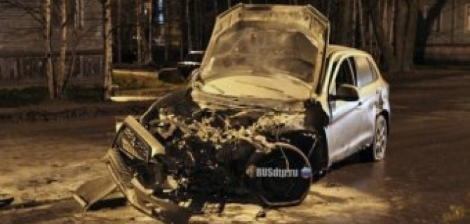 В Северодвинске пьяный водитель пытался уйти от погони