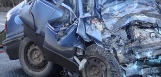 Водитель Daewoo Nexia погиб в ДТП с грузовиком в Грязовецком районе