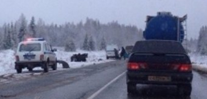 Два человека погибли в ДТП с автобусом под Пермью