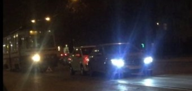 Микролитражка KIA врезался в Mercedes Benz на Лесном проспекте