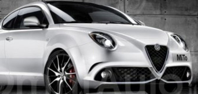 В Сеть выложили рендер обновленного Alfa Romeo MiTo
