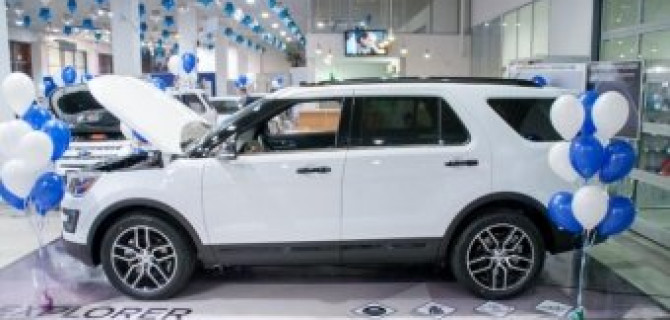 Петербургские дилеры Аларм-Моторс Форд показали публике новый Ford Explorer